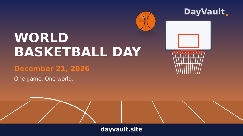 Players enjoying a basketball game on World Basketball Day