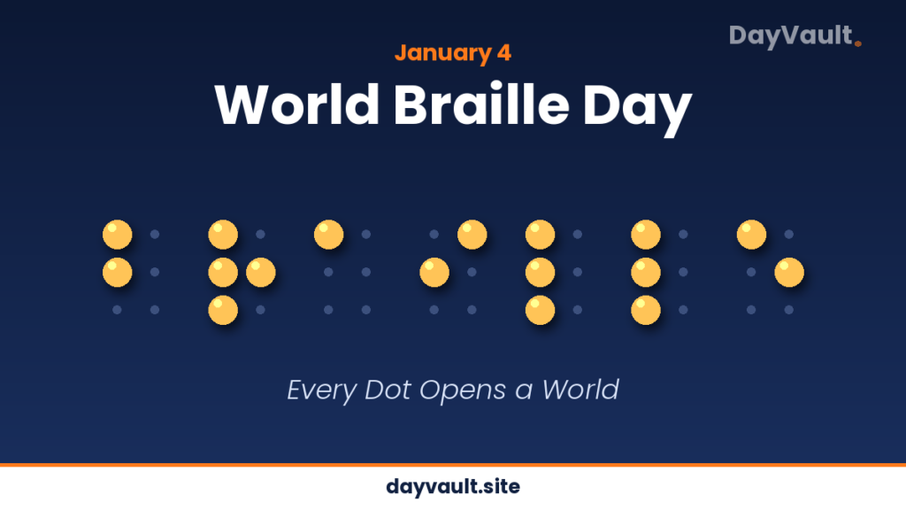 Hands reading Braille on a page in recognition of World Braille Day