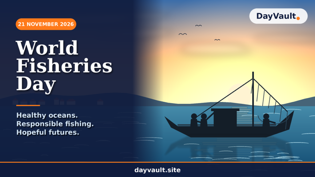 World Fisheries Day highlighting sustainable fishing and the protection of marine life