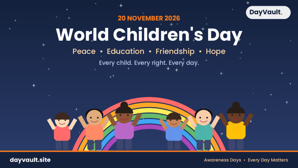 World Children's Day celebrating children's rights, education, equality, and a brighter future for every child